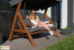 Balancelle De Jardin 2/3 Personnes - Bois Imprégné – Paris 2000 8 Balancelle De Jardin 2/3 Personnes - Bois Imprégné – Paris 2000 -Solid || Mikado || Hevea Soldes Boutique detente balancelle jardin bois traite westmann