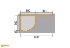 Abri Design Fides 3 (Plusieurs Tailles) 28mm 11 Abri Design Fides 3 (Plusieurs Tailles) 28mm -Solid || Mikado || Hevea Soldes Boutique dimensions abri fides 3 300 1