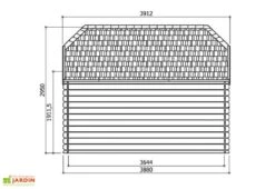 Solid Abri De Jardin Bois Limerick 28mm (298x388cm) Traité En Option 5 Solid Abri De Jardin Bois Limerick 28mm (298x388cm) Traité En Option -Solid || Mikado || Hevea Soldes Boutique dimensions chalet s8505