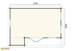 Studio De Jardin En Bois D’épicéa Brut Andrew – 22 M² -Solid || Mikado || Hevea Soldes Boutique dimensions studio jardin bois andrew