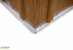 Abri De Jardin En Acier Galvanisé Imitation Bois 7 M² -Solid || Mikado || Hevea Soldes Boutique embase abri jardin acier galvanise imitation bois
