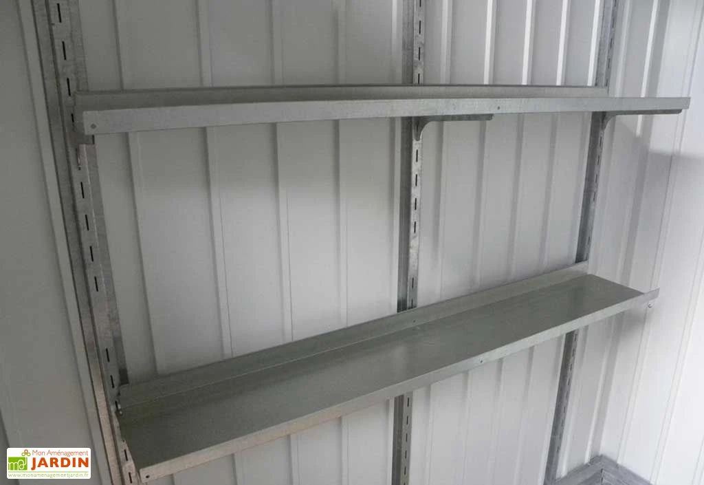 Étagère Pour Abri De Jardin En Acier Galvanisé Duramax Modern 1 Étagère Pour Abri De Jardin En Acier Galvanisé Duramax Modern