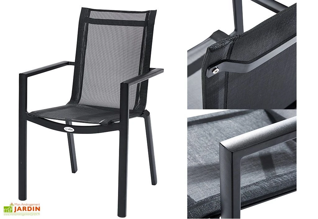 Salon De Jardin HPL Star : Table Extensible + 8 Fauteuils + 4 Chaises 4 Salon De Jardin HPL Star : Table Extensible + 8 Fauteuils + 4 Chaises – Image 4