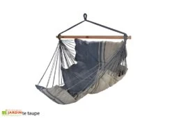 Chaise-hamac Molletonée – Konfort XXL -Solid || Mikado || Hevea Soldes Boutique fauteuil suspendu chaise hamac 1