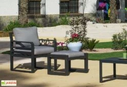 Hevea Salon De Jardin Bas En Aluminium Piave – 4 Places 5 Hevea Salon De Jardin Bas En Aluminium Piave – 4 Places -Solid || Mikado || Hevea Soldes Boutique fauteuils de salon de jardin aluminium