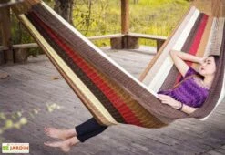 Hamac En Nylon Fait Main 1,80 X 2,30 M - Tecolote XL -Solid || Mikado || Hevea Soldes Boutique hamac suspendu nylon tecolote xl