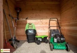 Abri De Jardin En Bois Douglas 28 Mm – 6,33 M² : 2,19 X 2,89 M -Solid || Mikado || Hevea Soldes Boutique interieur abri jardin bois douglas 28mm 5m2 dommar habrita