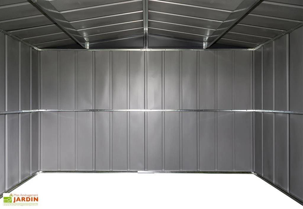 Abri De Jardin En Acier Galvanisé 8,5 M² 5 Abri De Jardin En Acier Galvanisé 8,5 M² – Image 5