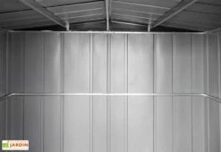 Abri De Jardin En Acier Galvanisé Imitation Bois 4 M² -Solid || Mikado || Hevea Soldes Boutique interieur cabanon jardin metal