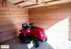 Abri De Jardin En Bois Douglas 28 Mm – 15,28 M² : 4,01 X 3,81 M -Solid || Mikado || Hevea Soldes Boutique interieure cabane jardin bois douglas 28mm 15m2 dommar habrita