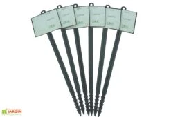 Mikado Jalons Pour Semis Vierges Avec étiquettes – 45 Cm