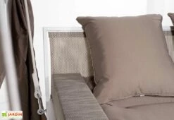 Lit Balancelle De Jardin En Acier Et Rotin Synthétique Deep 9 Lit Balancelle De Jardin En Acier Et Rotin Synthétique Deep -Solid || Mikado || Hevea Soldes Boutique lit balancelle jardin acier rotin synthetique deep 4