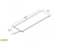 Pack De 4 étagères Pour Abris De Jardin Yukon -Solid || Mikado || Hevea Soldes Boutique pack etageres abris jardin yukon 4