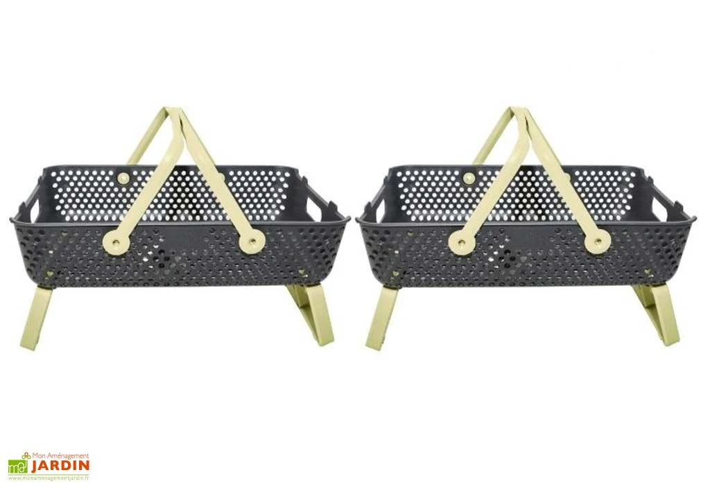 Paniers De Récolte Kajo 20L – 58 X 38 X 15 Cm (lot De 2) 4 Paniers De Récolte Kajo 20L – 58 X 38 X 15 Cm (lot De 2) – Image 4