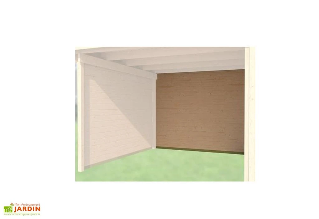 Paroi Arrière Pour Abri Design Chill-Out 3 Et Lounge 3 28mm 1 Paroi Arrière Pour Abri Design Chill-Out 3 Et Lounge 3 28mm