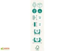 Set Hamac Avec Support En Métal Latina Rouge Orange Ecru -Solid || Mikado || Hevea Soldes Boutique pictogramme hamac metalik kolor 2