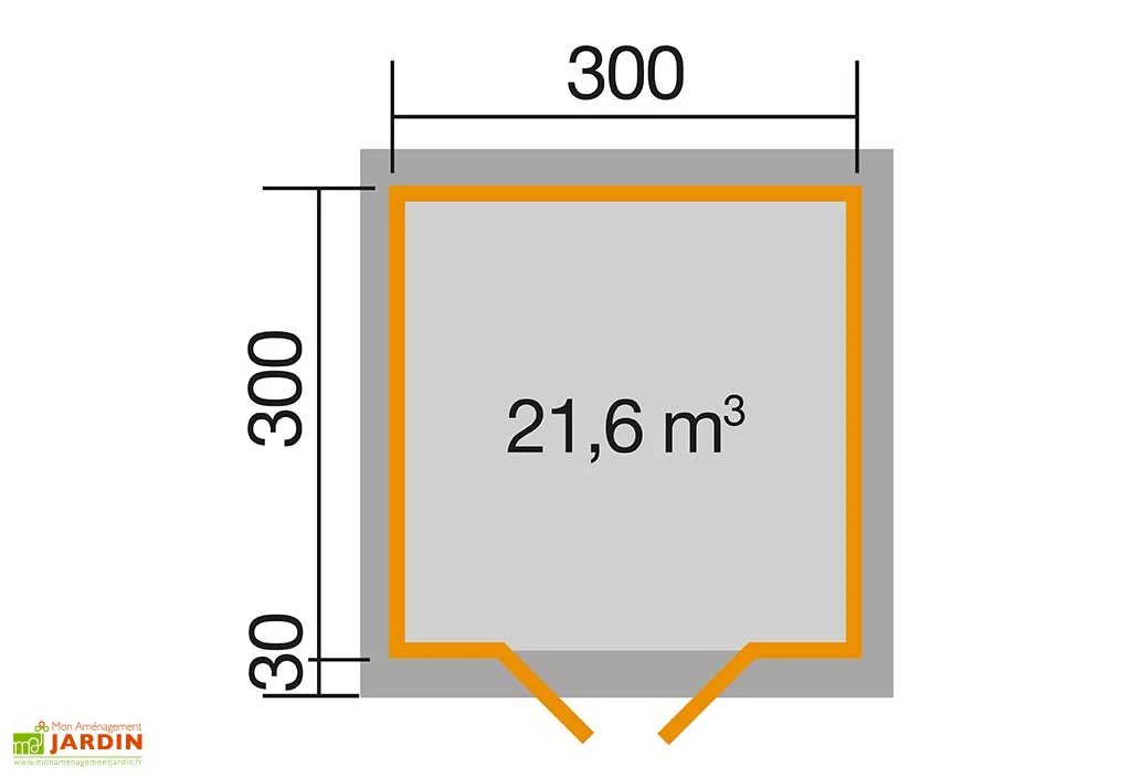 Abri De Jardin En Bois D’épicéa Brut Premium 28 T1 - 9 M² 2 Abri De Jardin En Bois D’épicéa Brut Premium 28 T1 - 9 M² – Image 2