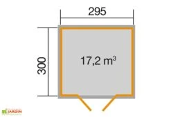 Abri De Jardin En Bois D’épicéa 219 Weka-Line T3 - 8,85 M² -Solid || Mikado || Hevea Soldes Boutique plan cabanon jardin bois 219 weka line t3