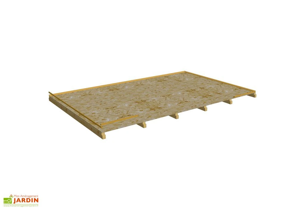 Plancher En Bois Pour Abri De Jardin BA 4040.02 N 1 Plancher En Bois Pour Abri De Jardin BA 4040.02 N
