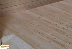 Plancher Pour Abri De Jardin En Bois D’Épicéa Traité Qube 6 M²