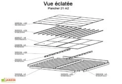 Plancher Pour Chalet En Bois Habitable Isolé Decor Home 9 Plancher Pour Chalet En Bois Habitable Isolé Decor Home -Solid || Mikado || Hevea Soldes Boutique plancher bois abri jardin chalet habitable isole decor home 2