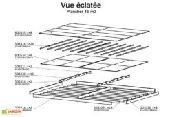 Plancher Pour Chalet En Bois Habitable Isolé Decor Home 8 Plancher Pour Chalet En Bois Habitable Isolé Decor Home -Solid || Mikado || Hevea Soldes Boutique plancher bois abri jardin chalet habitable isole decor home