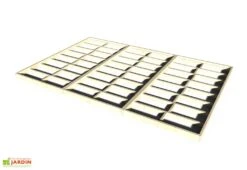 Plancher En Bois Brut Pour Studio De Jardin Como 17 M² 8 Plancher En Bois Brut Pour Studio De Jardin Como 17 M² -Solid || Mikado || Hevea Soldes Boutique plancher chalet jardin etape 1 2