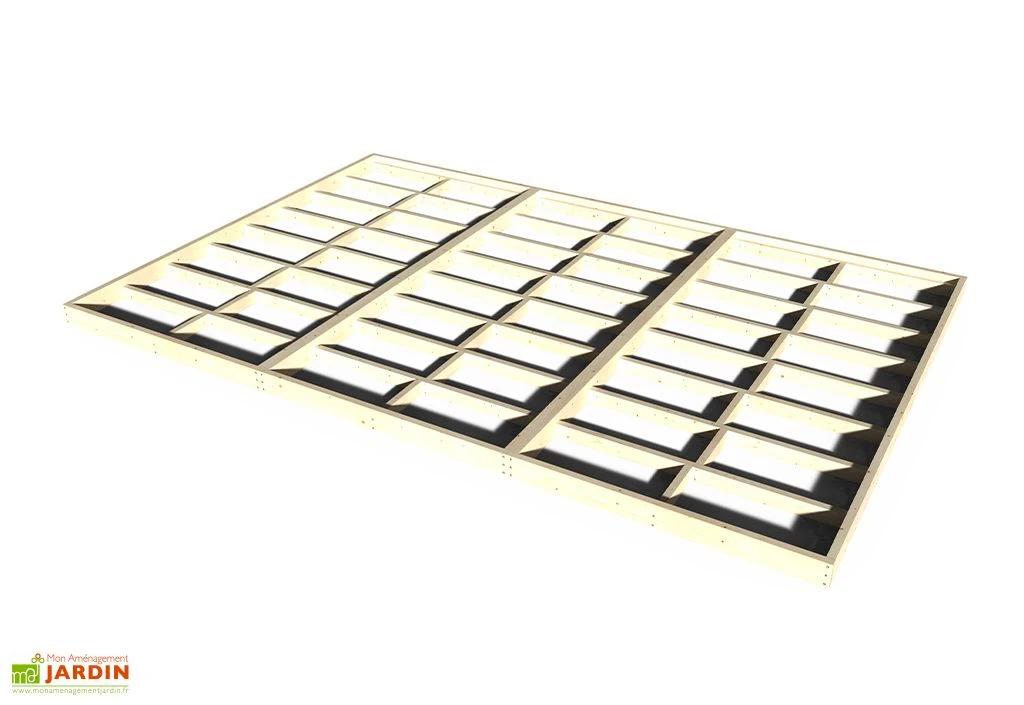 Plancher En Bois Brut Pour Studio De Jardin Como 17 M² 3 Plancher En Bois Brut Pour Studio De Jardin Como 17 M² – Image 3