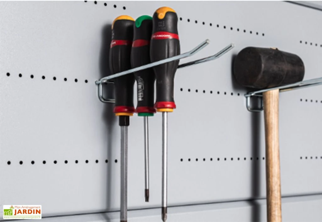 Plaque Perforée Avec Crochets Pour Abri De Jardin Luminato - 5,6 M² 2 Plaque Perforée Avec Crochets Pour Abri De Jardin Luminato - 5,6 M² – Image 2