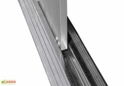 Abri De Jardin En Acier Galvanisé Gris Anthracite 8 M² 9 Abri De Jardin En Acier Galvanisé Gris Anthracite 8 M² -Solid || Mikado || Hevea Soldes Boutique porte coulissante cabane jardin acier galvanise gris anthracite