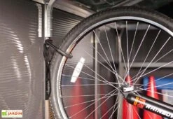 Porte Vélo Vertical Pour Abris De Jardin Yukon -Solid || Mikado || Hevea Soldes Boutique porte velo vertical 2