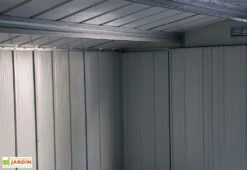 Abri De Jardin En Métal Galvanisé Anthracite Duramax 7 M² -Solid || Mikado || Hevea Soldes Boutique renfort toiture abri jardin metal duramax duae1010pr