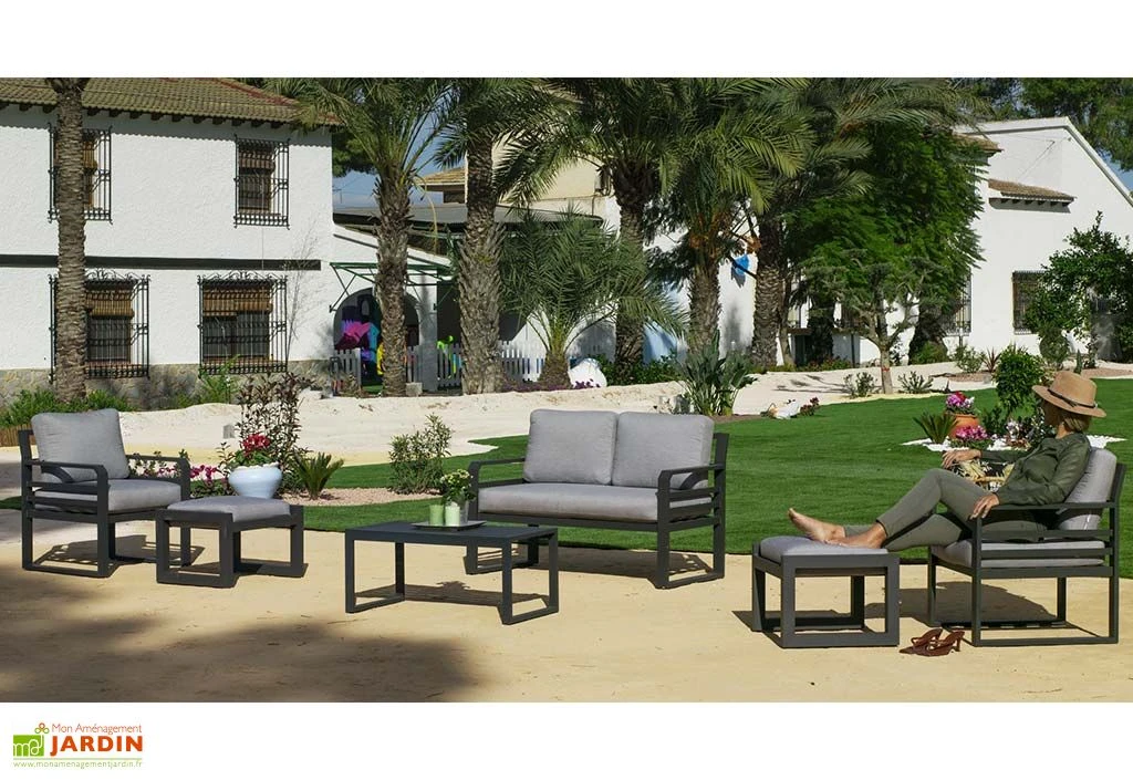 Hevea Salon De Jardin Bas En Aluminium Piave – 4 Places 1 Hevea Salon De Jardin Bas En Aluminium Piave – 4 Places