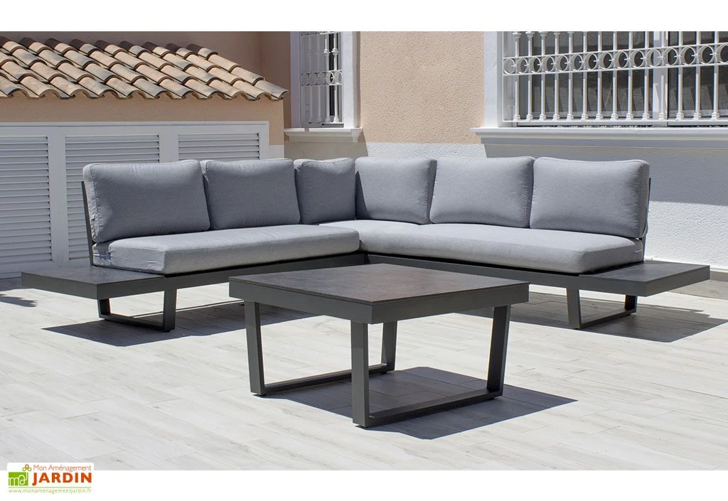 Hevea Salon De Jardin Bas En Aluminium Loira – 5 Places 1 Hevea Salon De Jardin Bas En Aluminium Loira – 5 Places