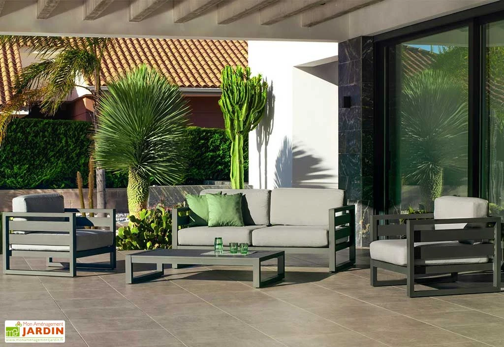 Hevea Salon De Jardin Bas En Aluminium Cosmos – 4 Places 1 Hevea Salon De Jardin Bas En Aluminium Cosmos – 4 Places