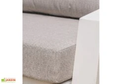 Salon De Jardin En Aluminium Blanc Table Canapé 5 Places - Ibiza 9 Salon De Jardin En Aluminium Blanc Table Canapé 5 Places - Ibiza -Solid || Mikado || Hevea Soldes Boutique salon de jardin ibiza 2