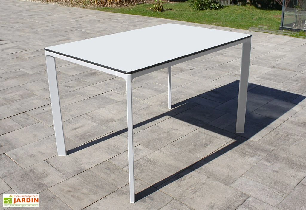 Salon De Jardin : 1 Table Aluminium 120 X 80 Cm + 4 Chaises – Park 4 Salon De Jardin : 1 Table Aluminium 120 X 80 Cm + 4 Chaises – Park – Image 4