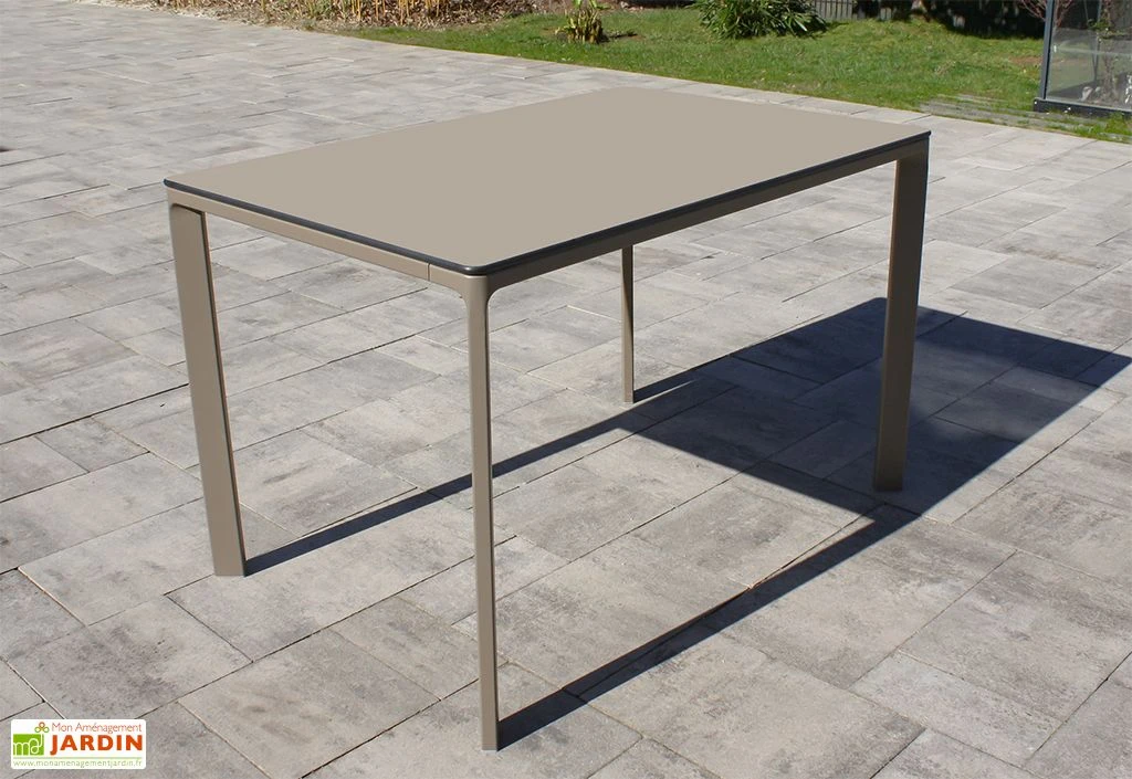 Salon De Jardin : 1 Table Aluminium 120 X 80 Cm + 4 Chaises – Park 6 Salon De Jardin : 1 Table Aluminium 120 X 80 Cm + 4 Chaises – Park – Image 6
