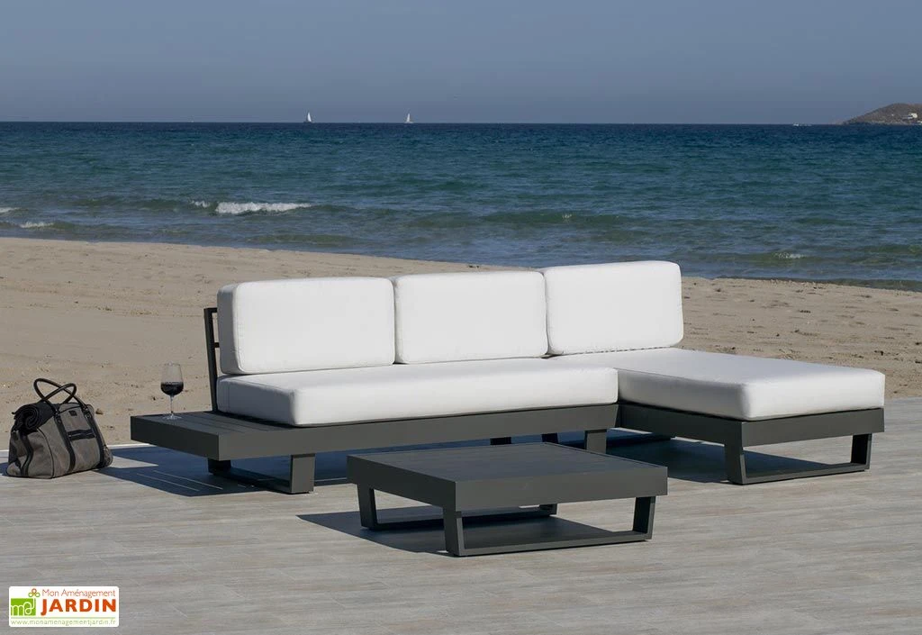 Hevea Salon De Jardin 3 Places En Aluminium - Menfis 1 Hevea Salon De Jardin 3 Places En Aluminium - Menfis