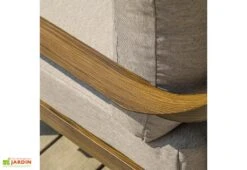 Salon De Jardin 4 Places Aluminium Effet Bois Portofino 7 Salon De Jardin 4 Places Aluminium Effet Bois Portofino -Solid || Mikado || Hevea Soldes Boutique salon jardin 4 places aluminium effet bois portofino 1