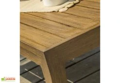 Salon De Jardin 4 Places Aluminium Effet Bois Portofino 6 Salon De Jardin 4 Places Aluminium Effet Bois Portofino -Solid || Mikado || Hevea Soldes Boutique salon jardin 4 places aluminium effet bois portofino 2