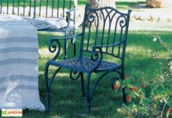 Salon De Jardin En Aluminium Sahara : 1 Table + 4 Fauteuils -Solid || Mikado || Hevea Soldes Boutique salon jardin aluminium sahara 3