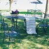 Salon De Jardin En Aluminium Sahara : 1 Table + 4 Fauteuils