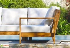 Salon De Jardin D’angle En Aluminium 5 Places - Majorque 7 Salon De Jardin D’angle En Aluminium 5 Places - Majorque -Solid || Mikado || Hevea Soldes Boutique salon jardin angle aluminium terrasse cote