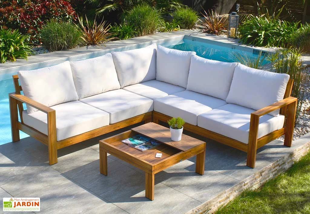 Salon De Jardin D’angle En Aluminium 5 Places - Majorque 2 Salon De Jardin D’angle En Aluminium 5 Places - Majorque – Image 2