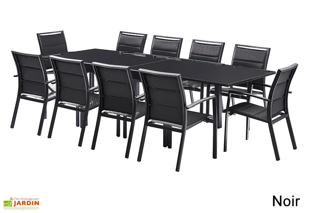 Salon De Jardin Modulo : Table Extensible + 10 Fauteuils 3 Salon De Jardin Modulo : Table Extensible + 10 Fauteuils – Image 3
