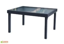 Salon De Jardin Modulo : Table Extensible + 6 Fauteuils + 4 Chaises -Solid || Mikado || Hevea Soldes Boutique salon jardin modulo wilsa table extensible fauteuils aluminium verre 7