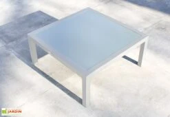 Salon De Jardin 6 Places En Aluminium - Beaubourg 11 Salon De Jardin 6 Places En Aluminium - Beaubourg -Solid || Mikado || Hevea Soldes Boutique salon table terrasse beaubourg blanc