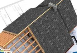 Kit Shingle Bourne Abris De Jardin Eurovudas -Solid || Mikado || Hevea Soldes Boutique shingle bourne gris
