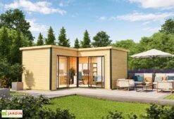 Studio De Jardin En Bois 25 M² Ep. 44 Mm – Doméo 6 Plus